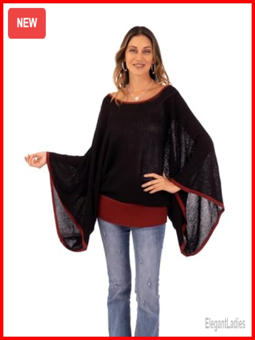 Handmade Dance Baby Alpaca Wool Blend Pullover Sweater